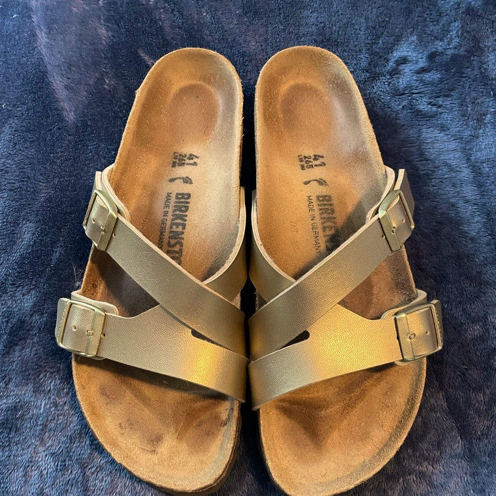 Birkenstock Yao Birko Flor Sandals SZ 10/41